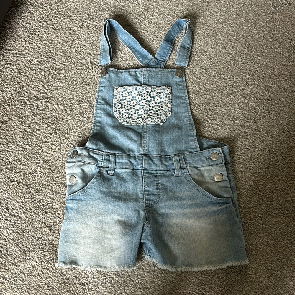 Cherokee girl short overalls - large